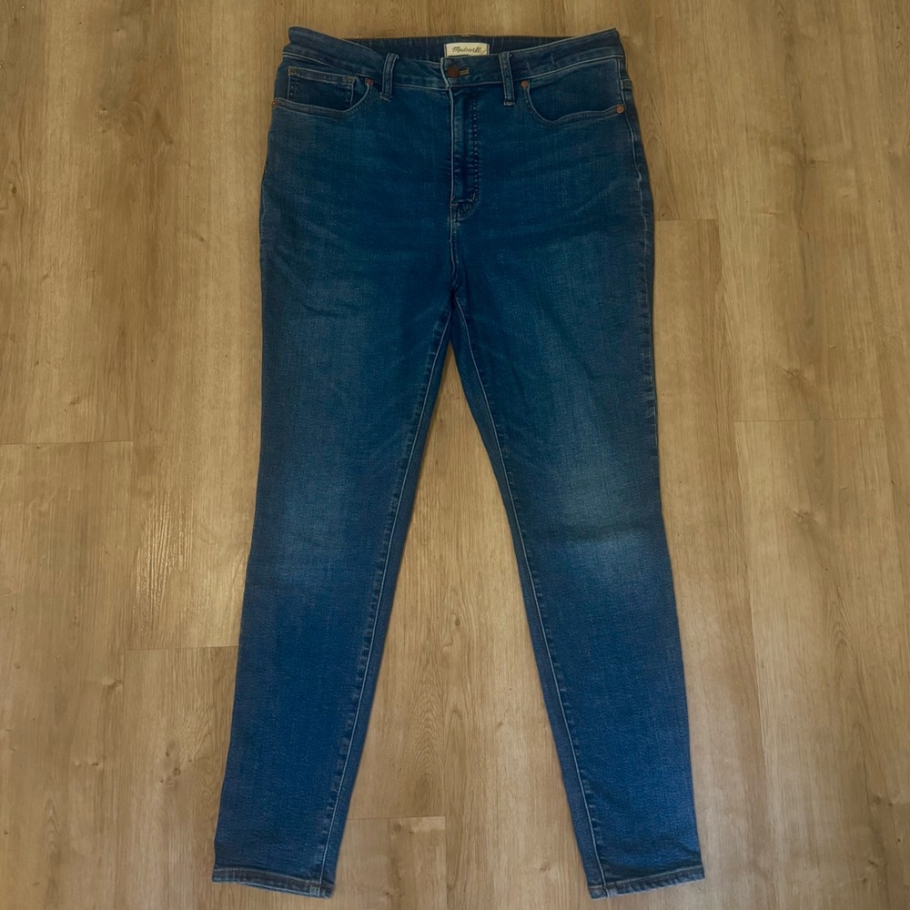 Madewell Dark Wash High Rise Skinny Jeans - Size 31 Waist